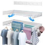 Storage – Cleaning – Drying Racks Wall-Mounted Concealed Drying Rack