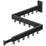 Storage – Cleaning – Drying Racks Wall-Mounted Tri-Fold Towel Rack
