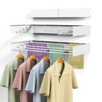 Storage – Cleaning – Drying Racks Wall-Mounted Concealed Drying Rack