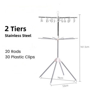 Storage – Cleaning – Drying Racks Floor-Standing Multi-Functional Drying Rack