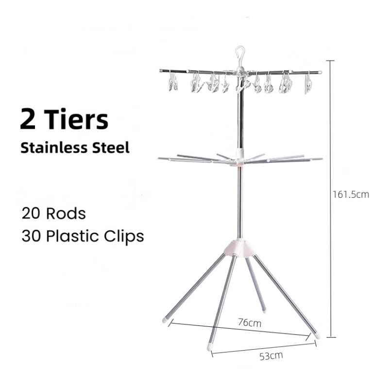 Storage – Cleaning – Drying Racks Floor-Standing Multi-Functional Drying Rack
