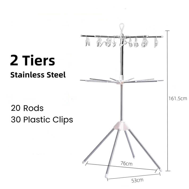 Storage – Cleaning – Drying Racks Floor-Standing Multi-Functional Drying Rack